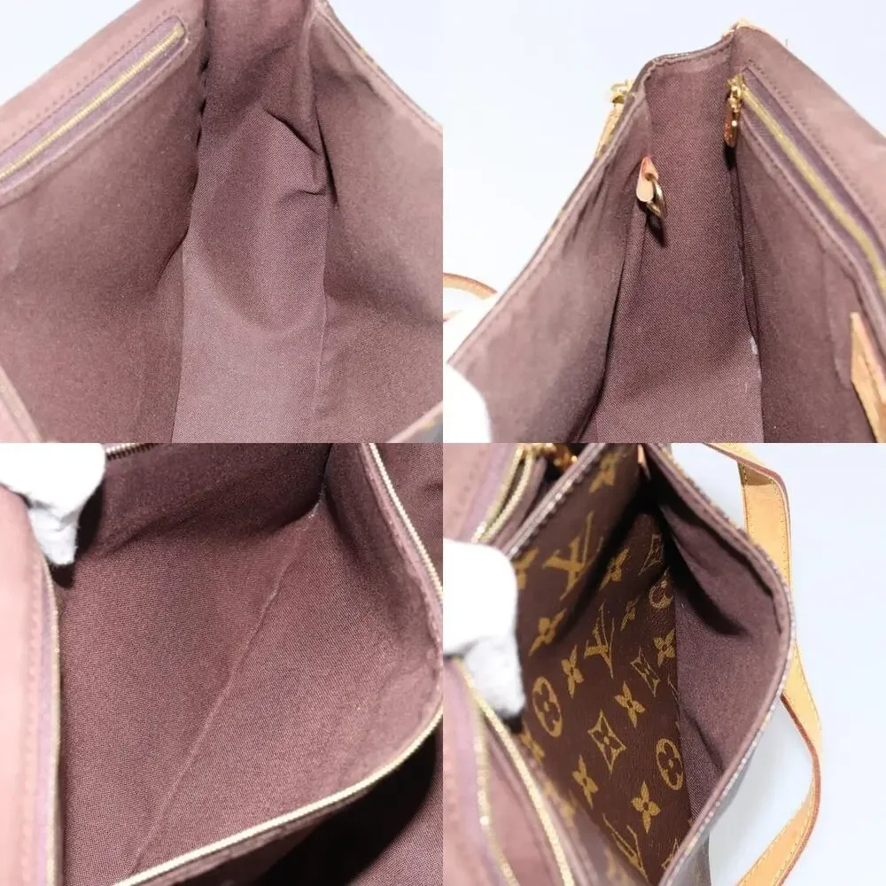 Louis Vuitton Monogram Menilmontant MM Shoulder Bag Brown